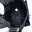 PRADA Shoulder Pouch Nylon Black Silver Auth 197869-11