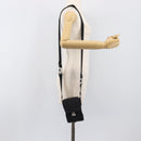 PRADA Shoulder Pouch Nylon Black Silver Auth 197869-23