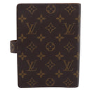 LOUIS VUITTON Monogram Agenda MM Day Planner Cover R20105 LV Auth 197870-2