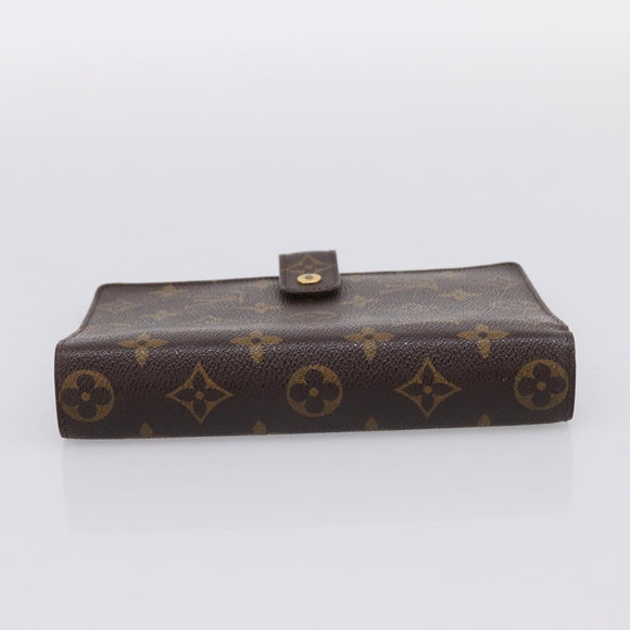LOUIS VUITTON Monogram Agenda MM Day Planner Cover R20105 LV Auth 197870