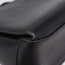 GUCCI Hand Bag Leather Black Gold Auth 197873-8