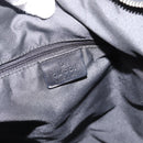 GUCCI GG Canvas Shoulder Bag Nylon Black Silver 001 3770 Auth 197874A-17