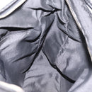 GUCCI GG Canvas Shoulder Bag Nylon Black Silver 001 3770 Auth 197874A-18