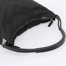 GUCCI GG Canvas Shoulder Bag Nylon Black Silver 001 3770 Auth 197874A-7