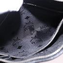 MCM Shoulder Bag Leather Black Silver Auth 197876-21