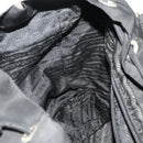 PRADA Backpack Nylon Black Silver Auth 197878-24