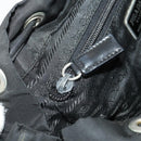 PRADA Backpack Nylon Black Silver Auth 197878-29