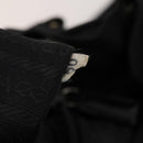 PRADA Backpack Nylon Black Silver Auth 197878-30