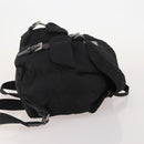 PRADA Backpack Nylon Black Silver Auth 197878-4