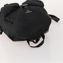 PRADA Backpack Nylon Black Silver Auth 197878-6
