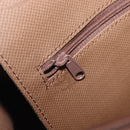 Burberrys Nova Check Boston Bag Canvas Beige Gold Auth 197879A-21