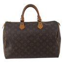 LOUIS VUITTON Monogram Speedy 35 Hand Bag M41524 LV Auth 197881-2