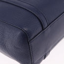 BALENCIAGA Everyday XXS Hand Bag Leather 2way Navy Silver 551815 Auth 197884V-16
