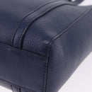 BALENCIAGA Everyday XXS Hand Bag Leather 2way Navy Silver 551815 Auth 197884V-17