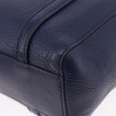 BALENCIAGA Everyday XXS Hand Bag Leather 2way Navy Silver 551815 Auth 197884V-9