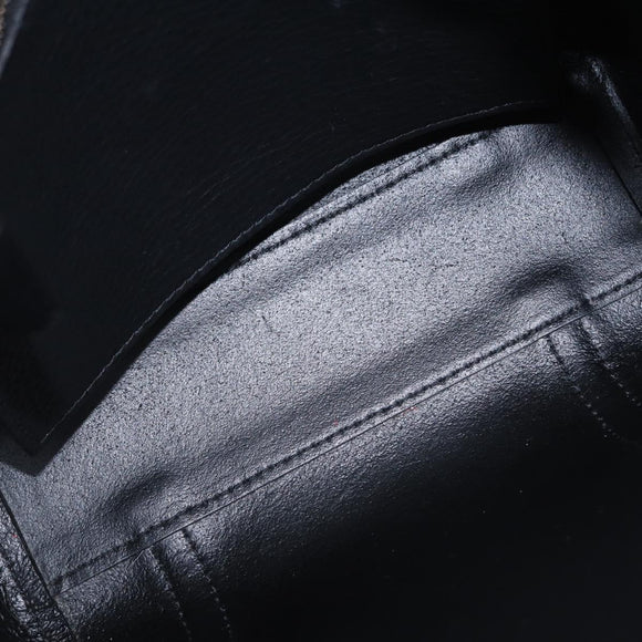 BALENCIAGA Everyday XXS Hand Bag Leather 2way Navy Silver 551815 Auth 197884V