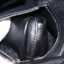 BALENCIAGA Everyday XXS Hand Bag Leather 2way Navy Silver 551815 Auth 197884V-12