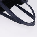 BALENCIAGA Everyday XXS Hand Bag Leather 2way Navy Silver 551815 Auth 197884V-7