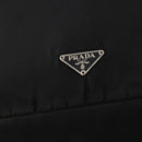 PRADA Shoulder Bag Nylon Black Silver Auth 197886-18