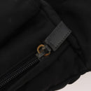 PRADA Shoulder Bag Nylon Black Silver Auth 197886-10