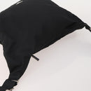PRADA Shoulder Bag Nylon Black Silver Auth 197886-6