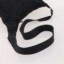 PRADA Shoulder Bag Nylon Black Silver Auth 197886-7