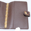 LOUIS VUITTON Damier Ebene Agenda PM Day Planner Cover R20029 LV Auth 197894V-19