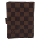 LOUIS VUITTON Damier Ebene Agenda PM Day Planner Cover R20029 LV Auth 197894V-2