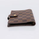 LOUIS VUITTON Damier Ebene Agenda PM Day Planner Cover R20029 LV Auth 197894V-5