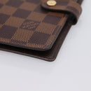 LOUIS VUITTON Damier Ebene Agenda PM Day Planner Cover R20029 LV Auth 197894V-7