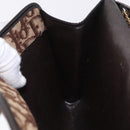 Christian Dior Trotter Canvas Chain Shoulder Bag Beige Gold Auth 197895A-19