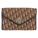 Christian Dior Trotter Canvas Chain Shoulder Bag Beige Gold Auth 197895A-13