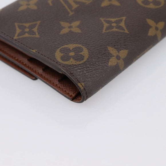 LOUIS VUITTON Portefeuille International Long Wallet M61217 LV Auth 197899V
