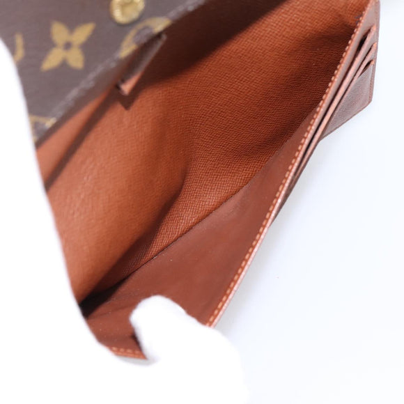 LOUIS VUITTON Portefeuille International Long Wallet M61217 LV Auth 197899V