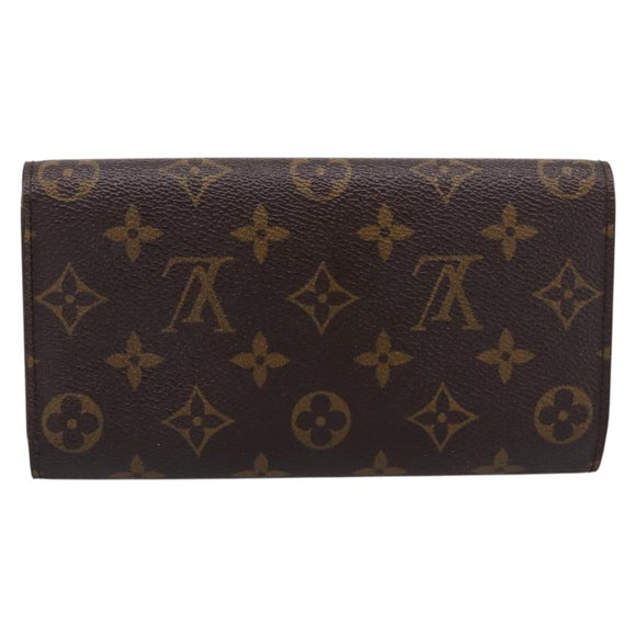 LOUIS VUITTON Portefeuille International Long Wallet M61217 LV Auth 197899V