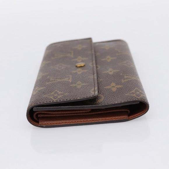 LOUIS VUITTON Portefeuille International Long Wallet M61217 LV Auth 197899V