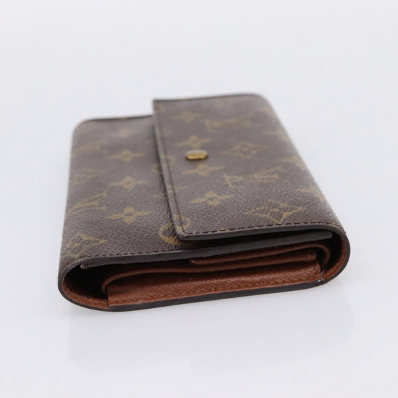 LOUIS VUITTON Portefeuille International Long Wallet M61217 LV Auth 197899V