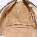 GUCCI GG Supreme Web Sherry Line Hand Bag PVC Beige Gold 40 02 007 Auth 197903-19