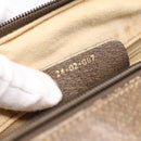 GUCCI GG Supreme Web Sherry Line Hand Bag PVC Beige Gold 40 02 007 Auth 197903-12