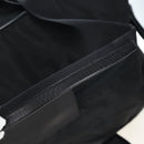 PRADA Boston Bag Nylon 2way Black Silver Auth 197909V-9