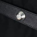 PRADA Boston Bag Nylon 2way Black Silver Auth 197909V-6