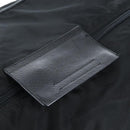 PRADA Boston Bag Nylon 2way Black Silver Auth 197909V-26