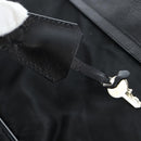 PRADA Boston Bag Nylon 2way Black Silver Auth 197909V-28