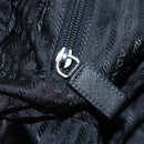 PRADA Boston Bag Nylon 2way Black Silver Auth 197909V-34