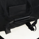 PRADA Boston Bag Nylon 2way Black Silver Auth 197909V-8