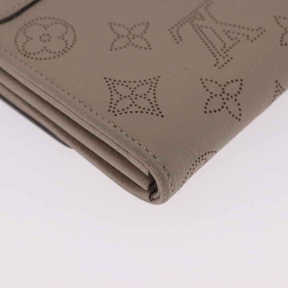 LOUIS VUITTON Mahina Portefeuille Iris Long Wallet Galet M60144 LV Auth 197911M