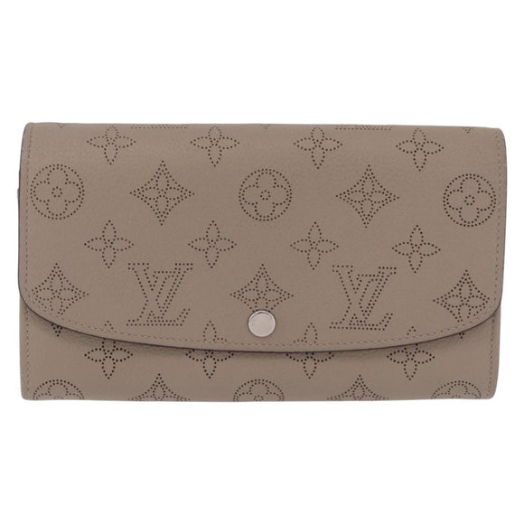 LOUIS VUITTON Mahina Portefeuille Iris Long Wallet Galet M60144 LV Auth 197911M