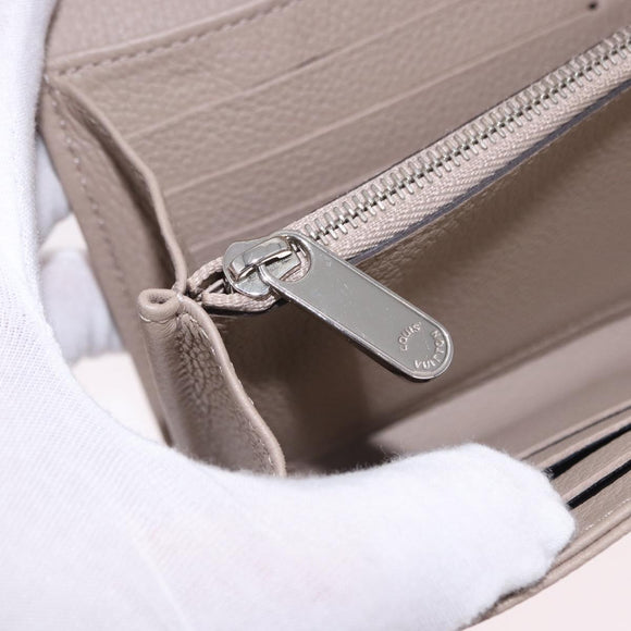 LOUIS VUITTON Mahina Portefeuille Iris Long Wallet Galet M60144 LV Auth 197911M