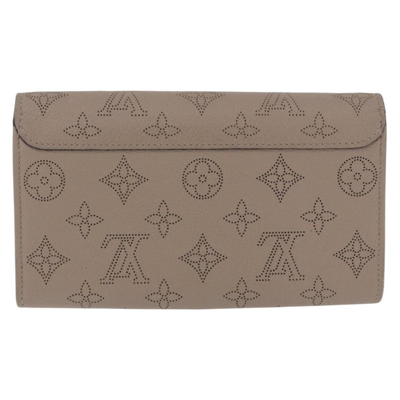 LOUIS VUITTON Mahina Portefeuille Iris Long Wallet Galet M60144 LV Auth 197911M