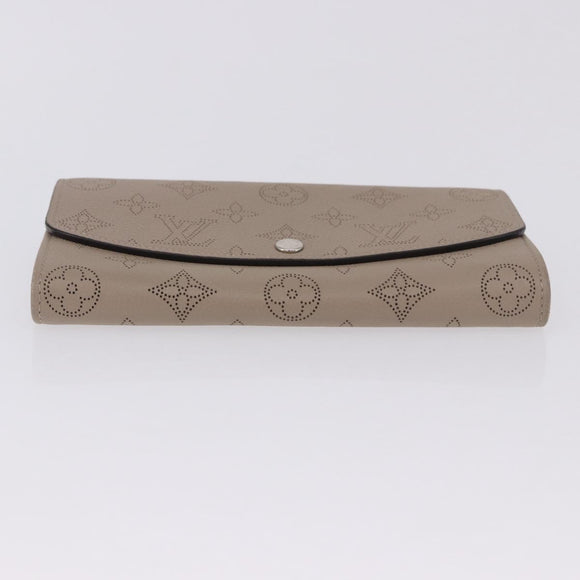 LOUIS VUITTON Mahina Portefeuille Iris Long Wallet Galet M60144 LV Auth 197911M